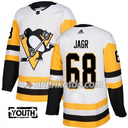 Pittsburgh Penguins Trikot Jaromir Jagr 68 Adidas 2017-2018 Weiß Authentic - Kinder
